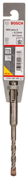 Bosch SDS plus-5 hammer drill bits . 6.5 x 50 x 115 mm