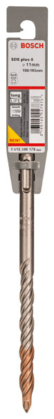 Bosch SDS plus-5 hammer drill bits . 11 x 100 x 165 mm