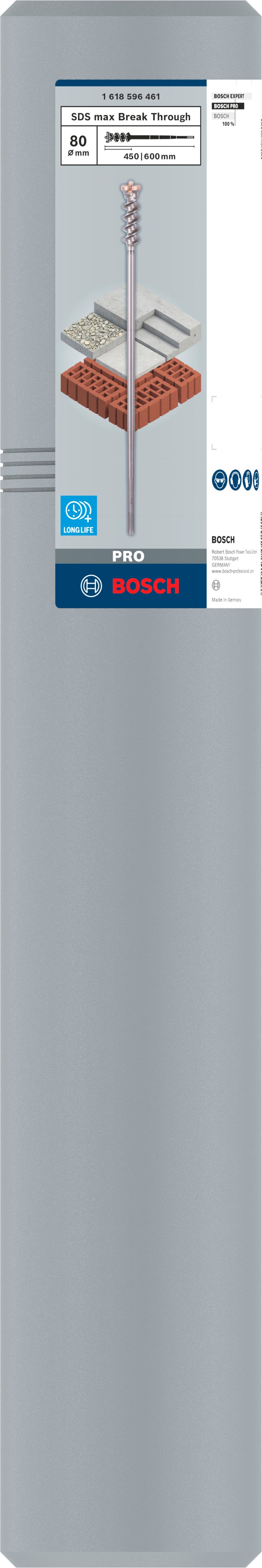 Bosch SDS-Max-9, Breakthrough, 80x450x600