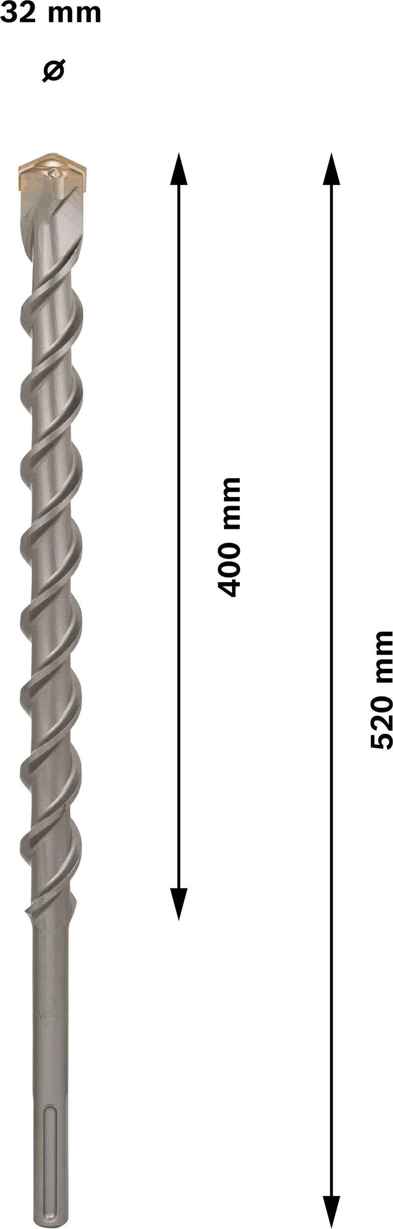Bosch SDS-Max 9 Natural Stone, 32 x 400 x 520
