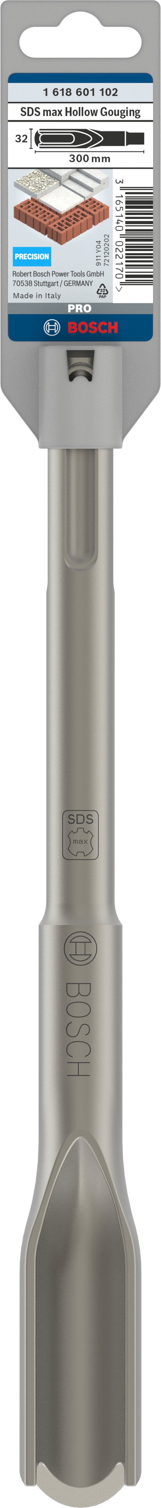 Cinzel de perfuração Bosch SDS-Max, 300 x 32 mm