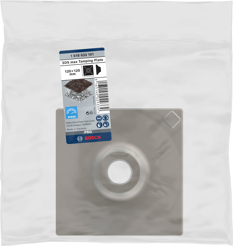 Placa de compactação Bosch para haste máxima A