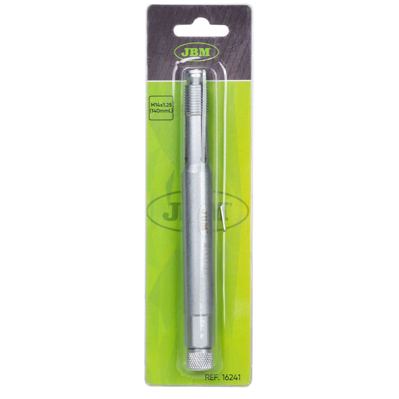 Herramienta de reparación de roscas de bujías JBM (16241) M14x1,25mm 140mm (Ref. 54280)