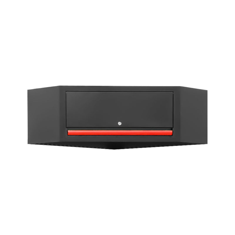 JBM (16491R) Armario de pared esquinero - Rojo