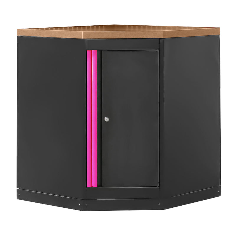 JBM (16492P) Corner Cabinet With Mdf Board - Pink