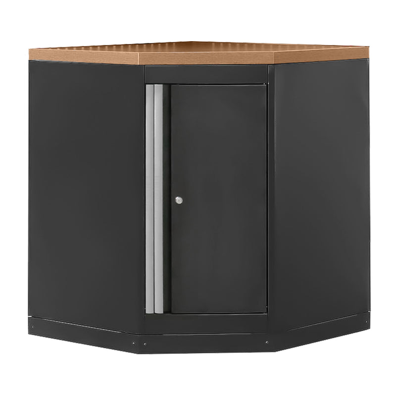 JBM (16492S) Corner Cabinet With Mdf Board - Silver