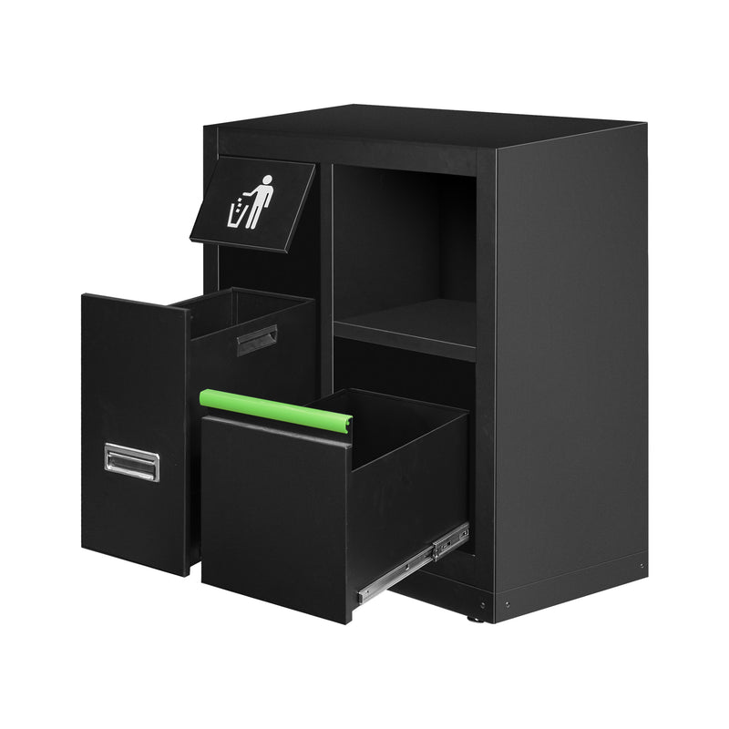 JBM (16493) Gabinete con 3 cajones y soporte para rollos de papel