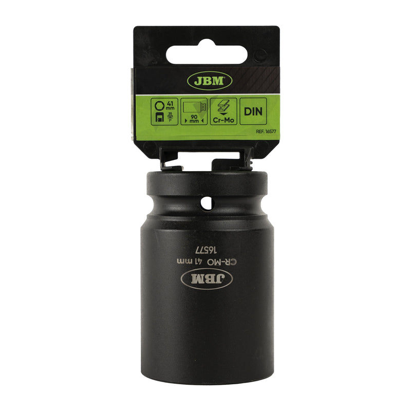 Casquilho de impacto JBM (16577) Hexagonal longo. 1" 41mm