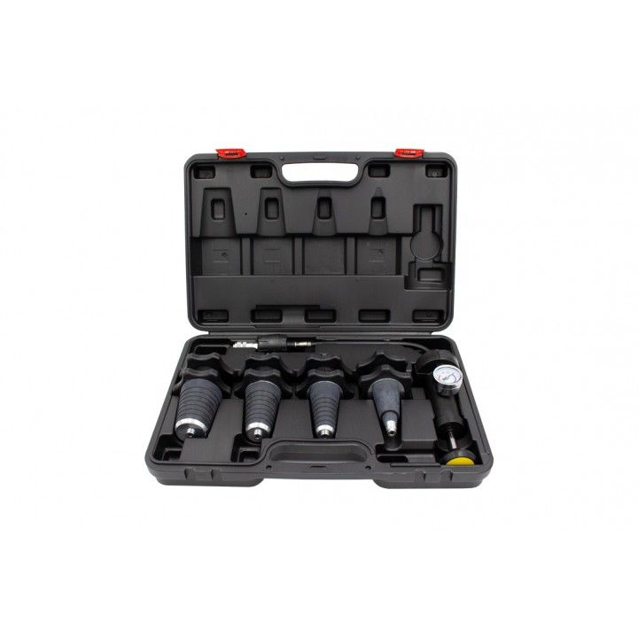 Kroftools (2518) Kit Universal de Teste de Pressão para Sistema de Arrefecimento com 5 peças