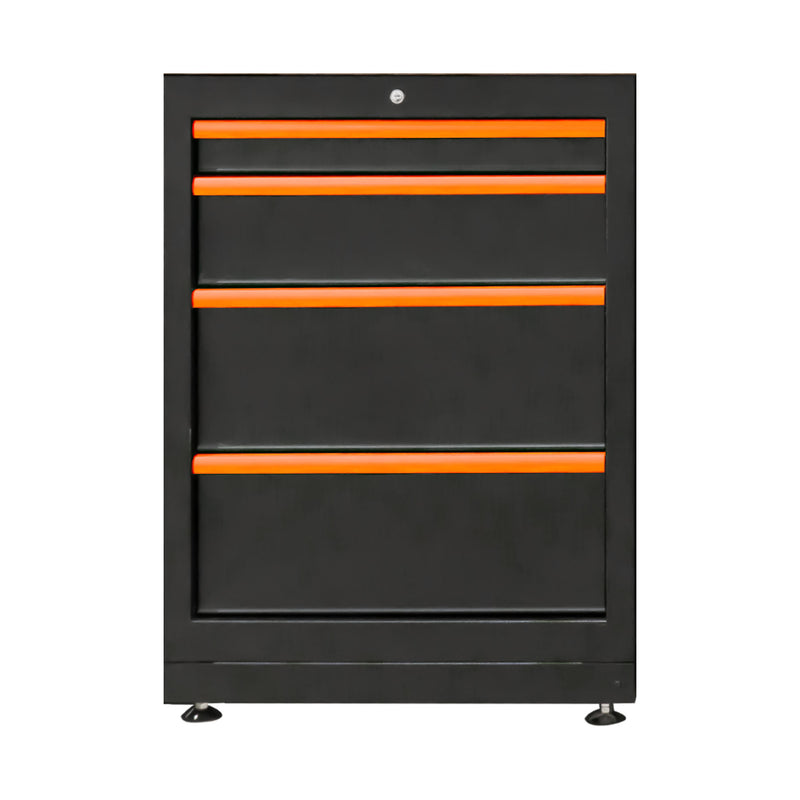 Armário JBM (16627O) com 4 gavetas - Laranja