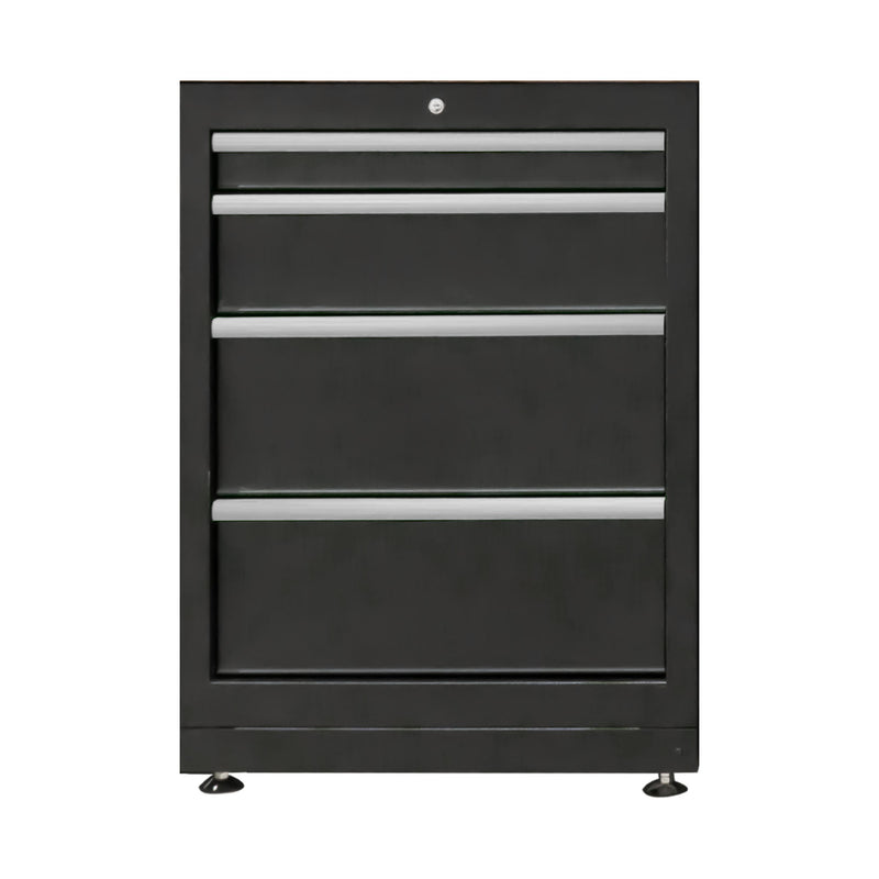 Armário JBM (16627S) com 4 gavetas - Prateado