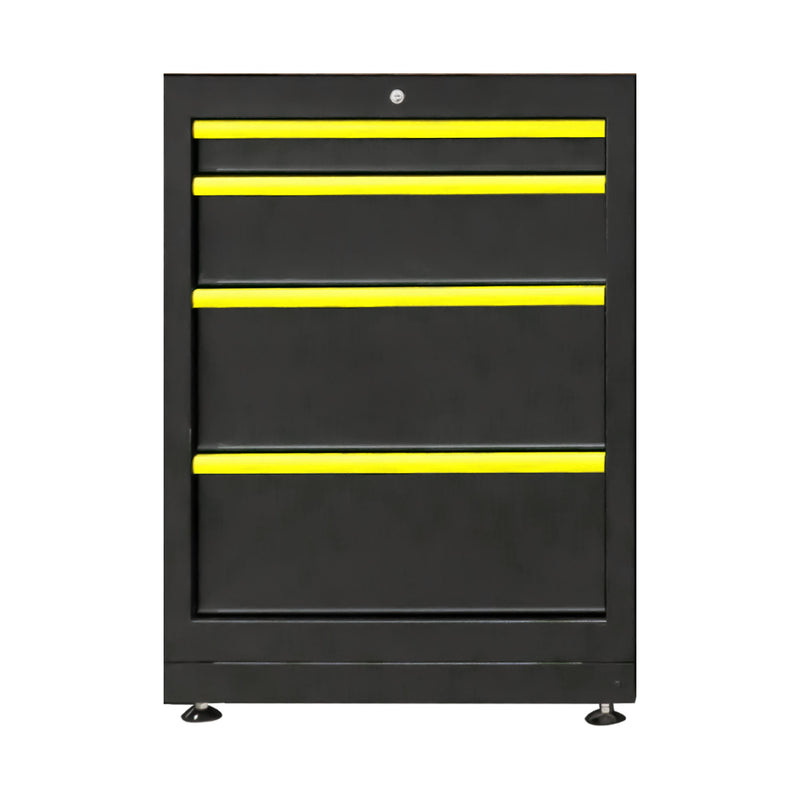 Armário JBM (16627Y) com 4 gavetas - Amarelo