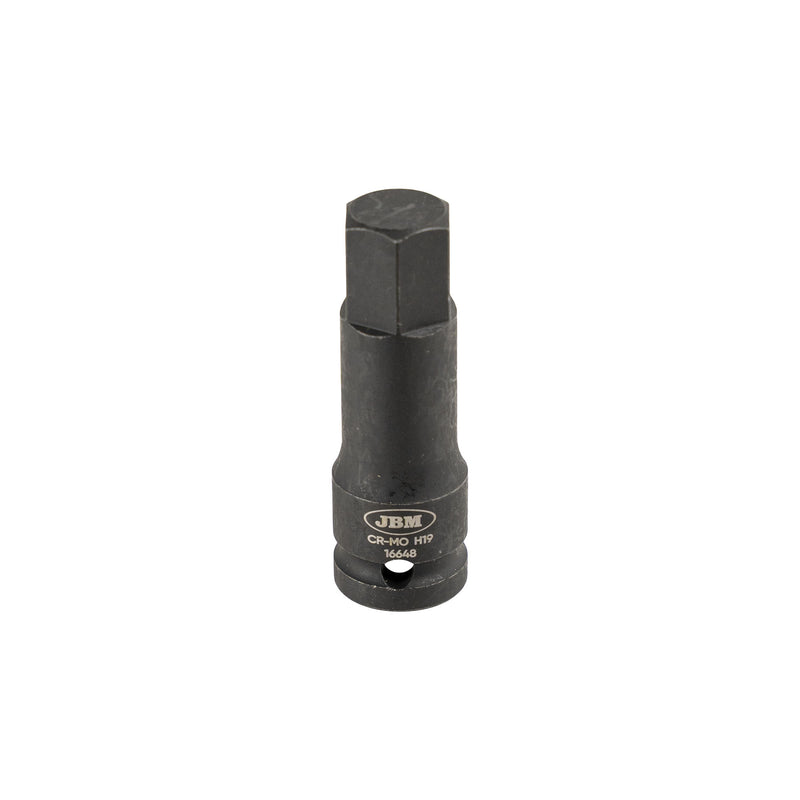 Broca de impacto hexagonal JBM (16648) de 1/2" (19 mm)