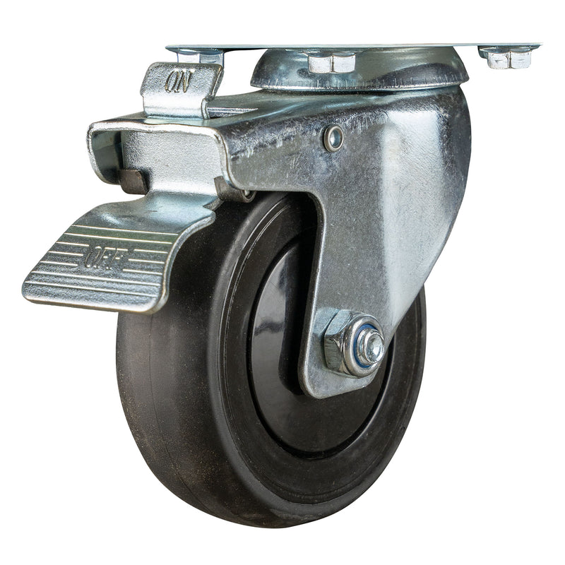 Rodízio giratório JBM (16804) com travões para armário de 6 gavetas (Ref. 54327)