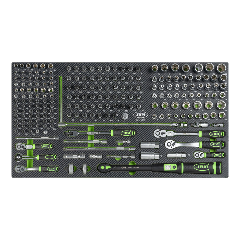 JBM (16874) Módulo Eva de enchufes de 1/4" y 3/8"