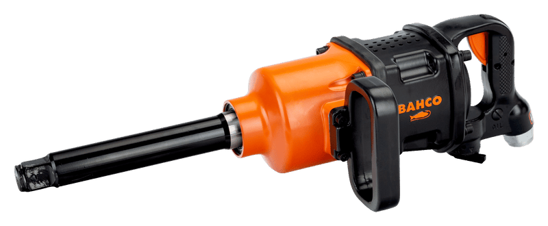 Pistola de impacto neumática Bahco (BP901L) con eje largo de 1"