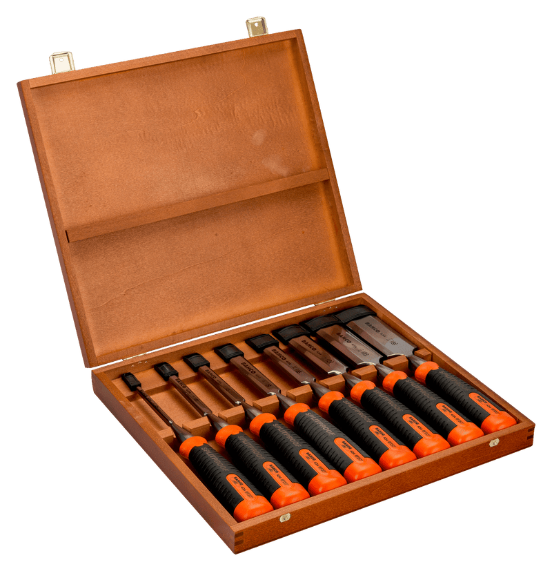 Bahco (434-S8-EUR) Conjunto de formões: 8 peças