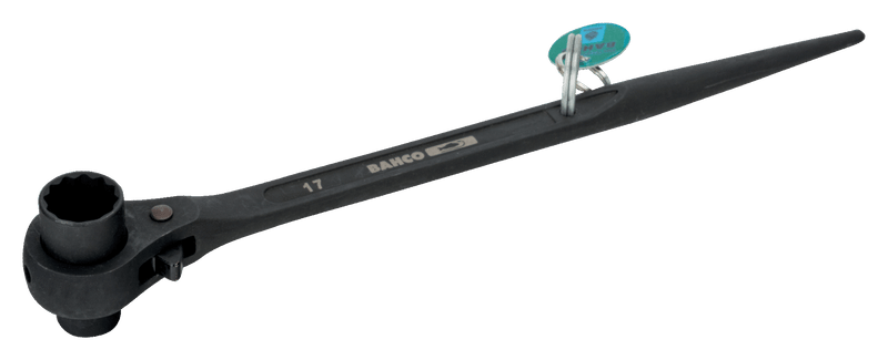 Bahco (TAHSC2RM) Llave de trinquete con anillo de seguridad para 13 a 22 y arco D para llave 27-30