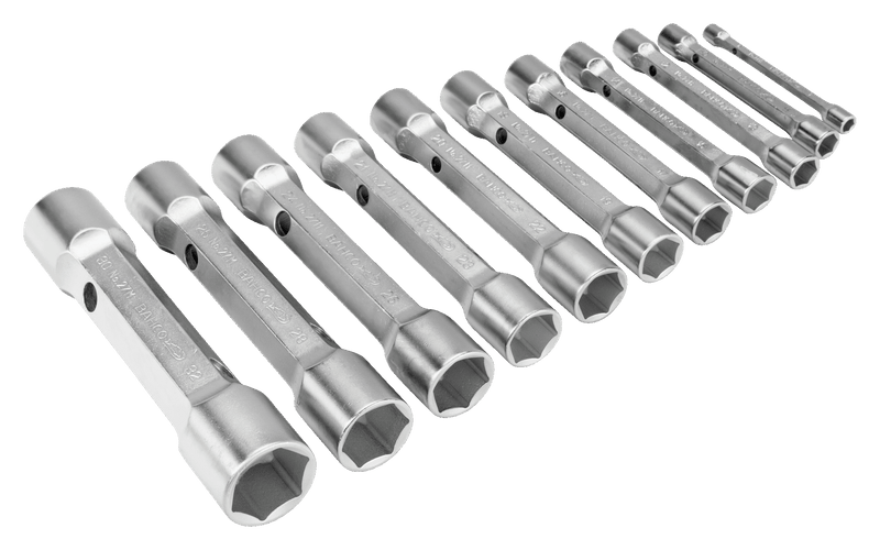 Conjunto de chaves de caixa duplas métricas Bahco (27M/12)