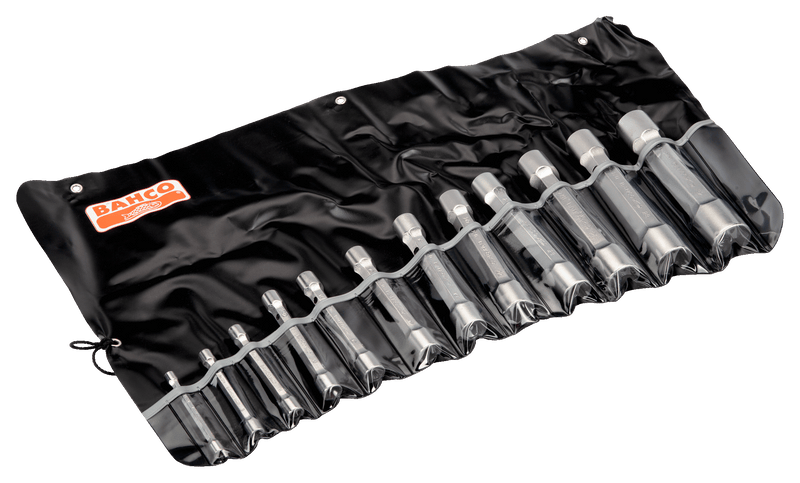 Conjunto de chaves de caixa duplas métricas Bahco (27M/12T)