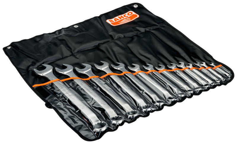 Bahco (1952M/14T) Conjunto de chaves combinadas, offset, métrica