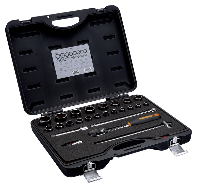 Juego de llaves de tubo Bahco (7825MHP) de 1/2"