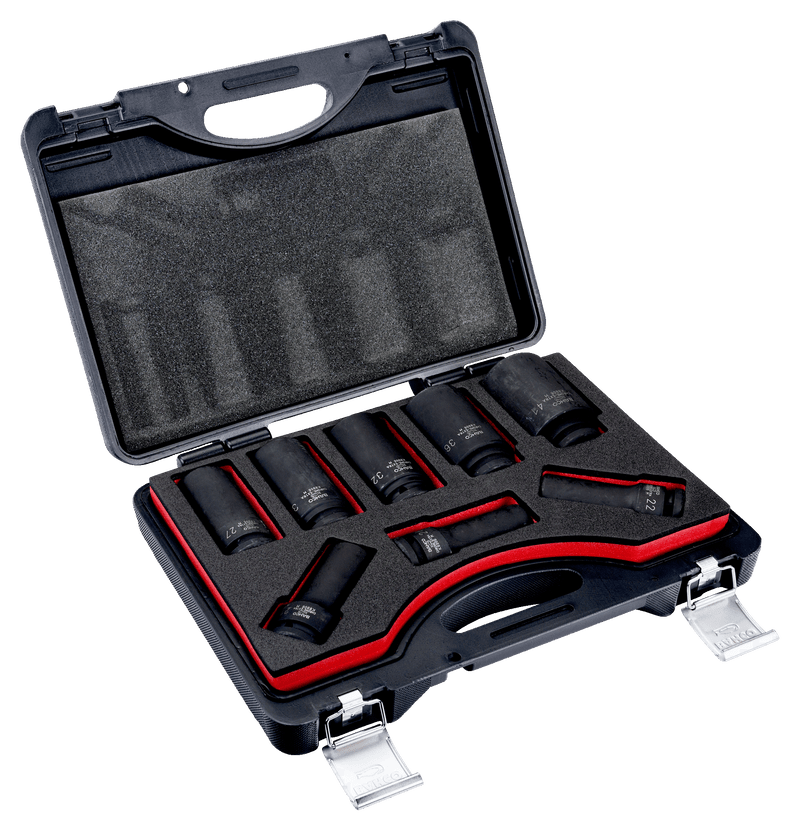 Bahco (K8906M/8) Juego de llaves largas 3/4', métricas