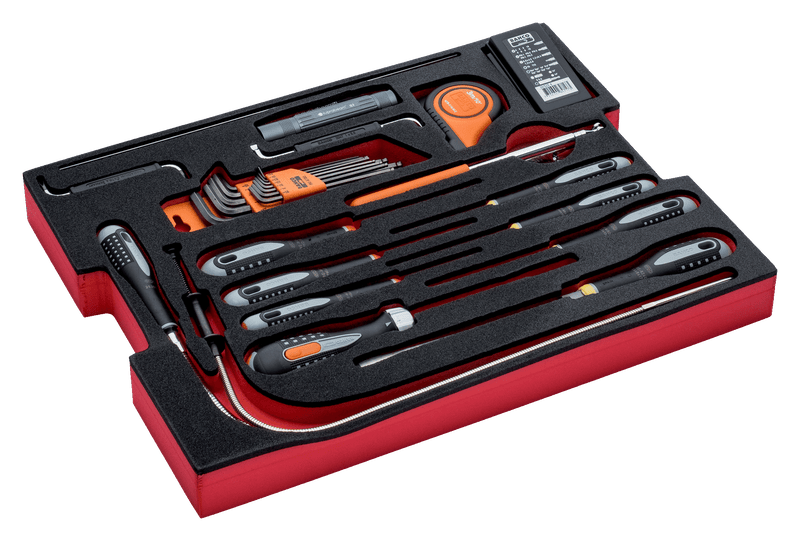 Bahco (FF2A09) Espuma FF2A09 para maleta 4750RCHD01, 56 piezas