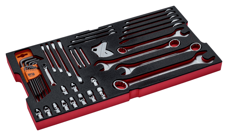 Bahco (FF2B03) FF2B03 para maleta 4750RCHDW01, 44 piezas