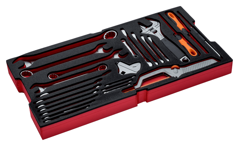 Bahco (FF2B08) FF2B08 para maleta 4750RCHDW01, 25 piezas