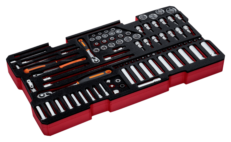 Bahco (FF2B12) FF2B12 para maleta 4750RCHDW01, 92 piezas