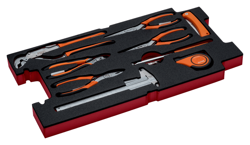 Bahco (FF2B15) FF2B15 para maleta 4750RCHDW01, 9 piezas