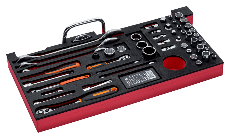 Bahco (FF3A01) Espuma FF3A01 para cajas 1483K y 1483KHD, 93 piezas