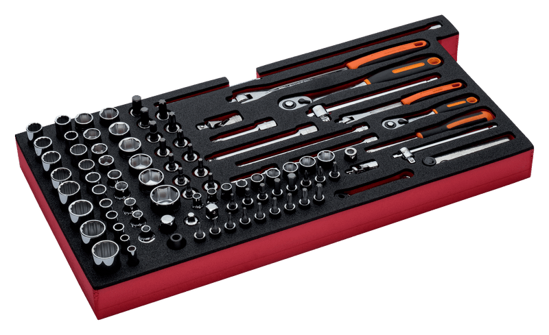 Bahco (FF3A09) Espuma FF3A0 para cajas 1483K y 1483KHD, 95 piezas