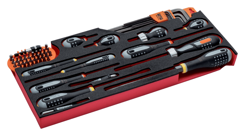 Bahco (FF3A10) Espuma FF3A10 para cajas 1483K y 1483KHD, 53 piezas