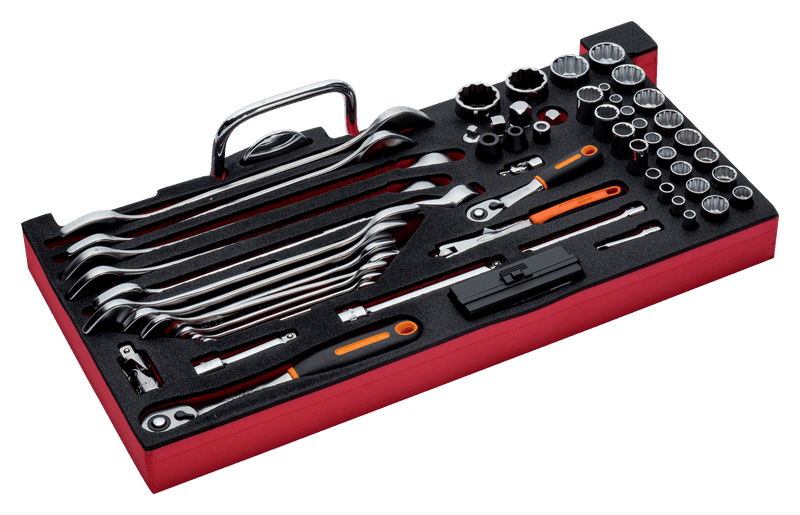 Bahco (FF3A14) Espuma FF3A14 para cajas 1483K y 1483KHD, 86 piezas