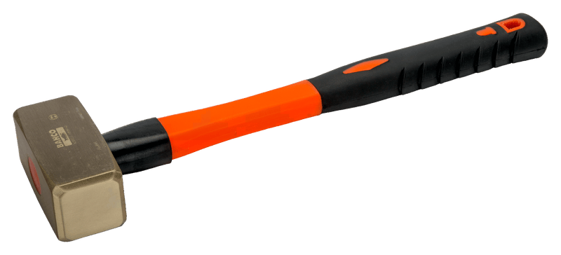 Bahco (NS500-FB) Marreta quadrada estilo alemão anti-faísca com cabo em fibra de vidro