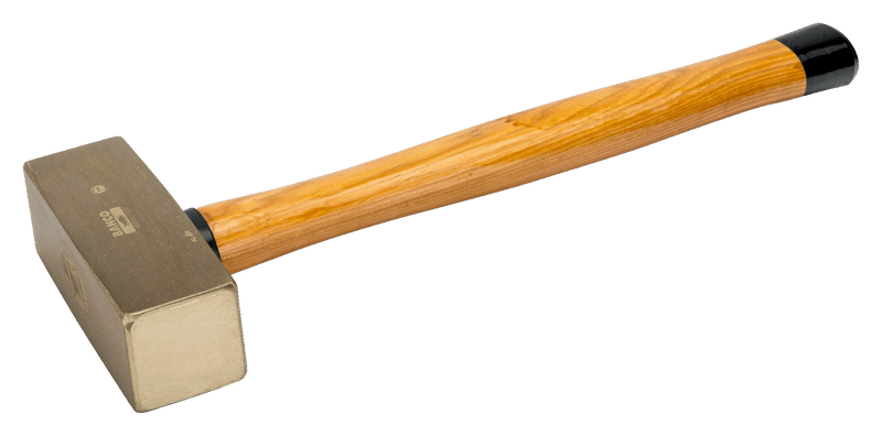 Bahco (NS500-4000) Marreta quadrada anti-faísca de estilo alemão com cabo em nogueira