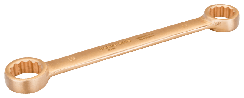 Llave de estrella plana doble antichispas Bahco (NSB010) CU-BE