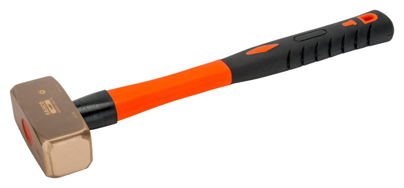 Bahco (NSB500-FB) Marreta quadrada anti-faísca tipo alemão, cabo em fibra de vidro CU-BE