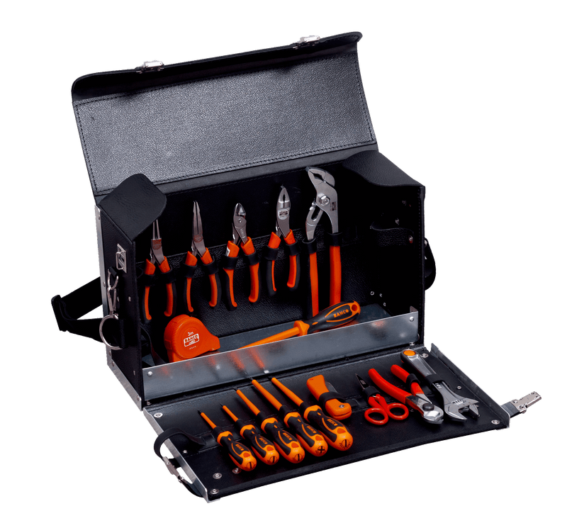 Bahco (982000170) 16-piece electrician's set in a leather bag