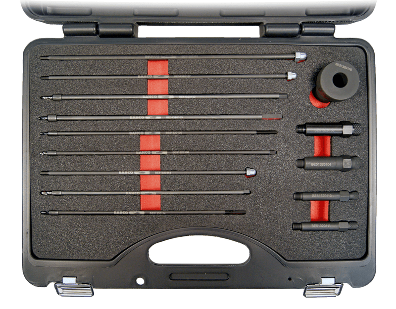 Kit de ferramentas para remoção de velas de incandescência Bahco (BE513201) M8-M9-M10