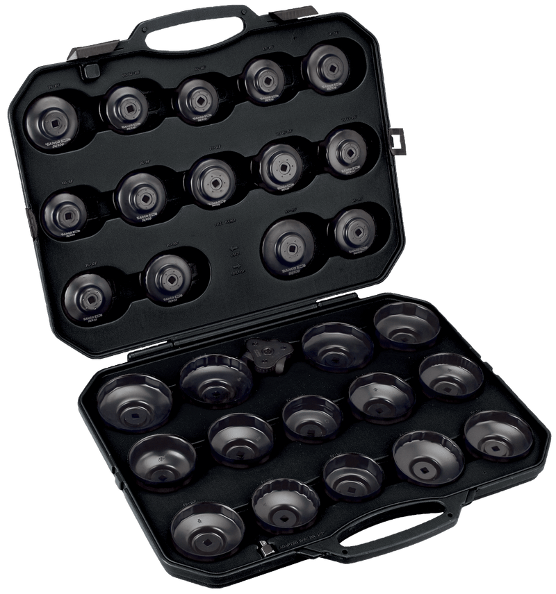 Conjunto de copos para remoção de filtros de óleo Bahco (BE630), 30 unid.