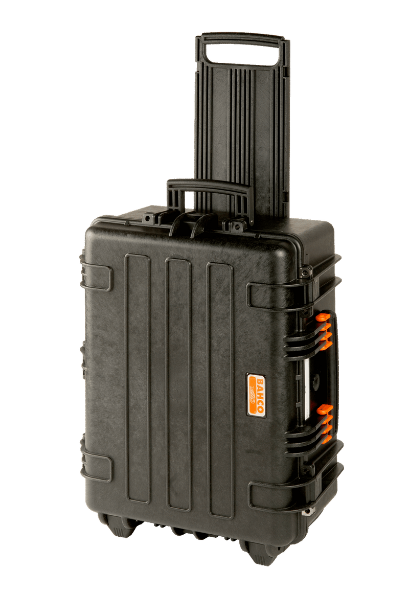 Bahco (4750RCHDW02RED) Caixas rígidas de alta resistência de 53 L com rodas