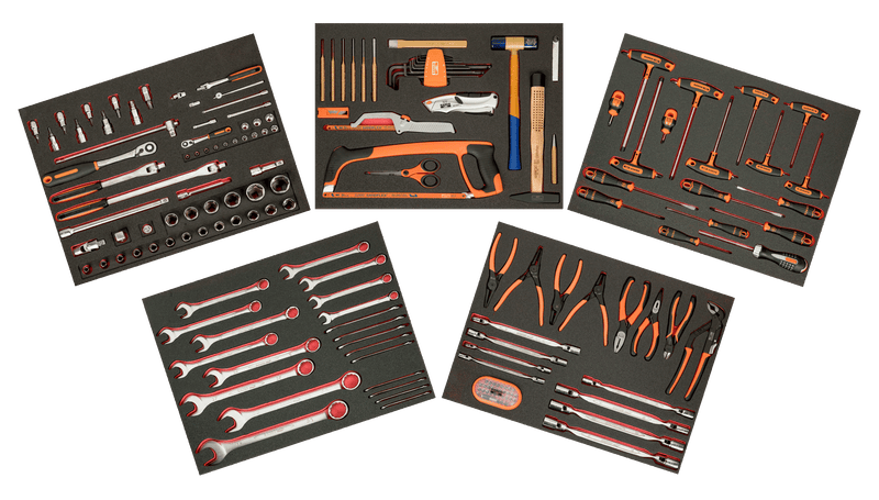 Bahco (FF1ASET-MRO3) SET OF 5 FOAMS - MRO COMPOSITION, 188 pieces