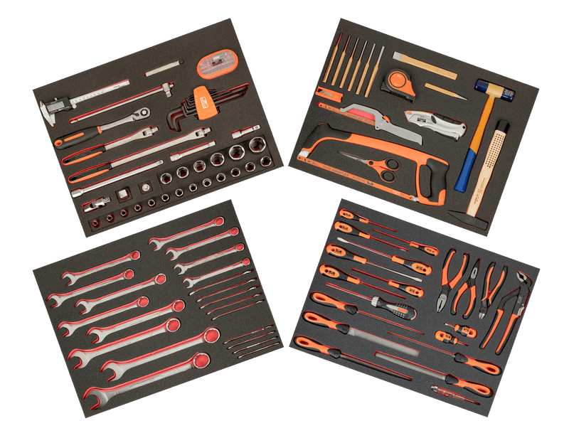 Bahco (FF1ASET-MRO4) SET OF 4 FOAMS - MRO COMPOSITION, 147 pieces