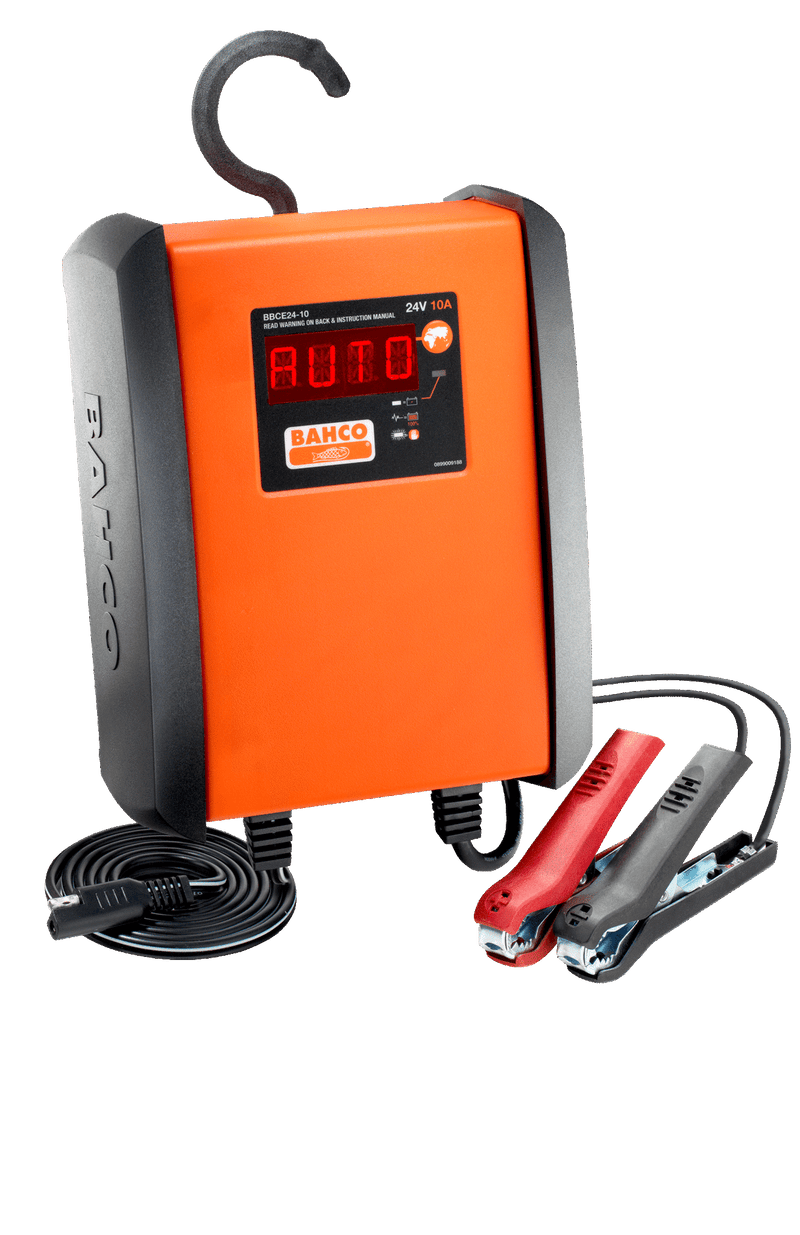 Bahco (BBCE24-10) Carregador/reparador automático de 10 A para baterias de 24 V