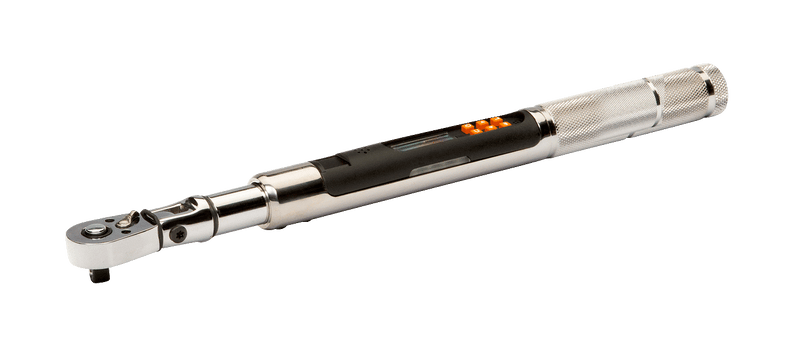 Bahco (TAWM38135M) Llave dinamométrica digital angular delgada con memoria/USB y cabezal de trinquete fijo de 7-135 Nm