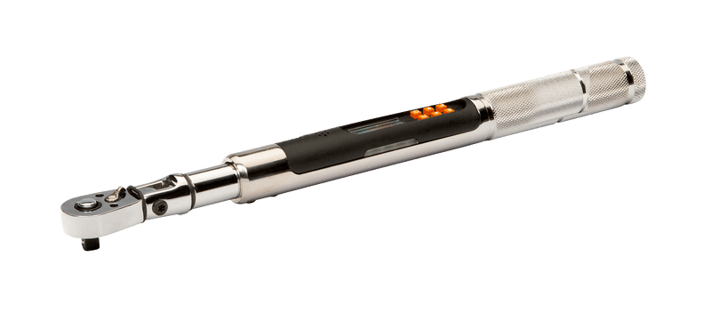 Bahco (TAW38135M) Llave dinamométrica digital y llave angular estrecha con cabezal de trinquete fijo 7-135 Nm