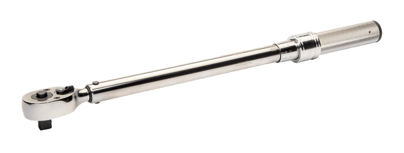 Bahco (7455) Chave de torque mecânica ajustável com roquete, escala marcada e cabeça de roquete fixa